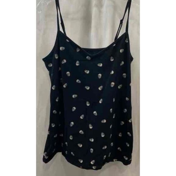 Torrid Black V Neck Skull Cami Size 2 - Picture 1 of 5